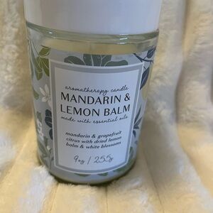 Mandarin & Lemon Balm Aromatherapy Candle